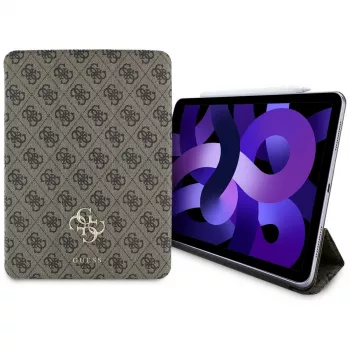 Guess GUFC11RM24PS4SGW iPad Air 11 M2 2024 / M3 2025 / M4 2026 Καφέ Μαγνητική Θήκη Folio 4G Big Logo