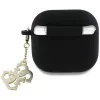 Guess Silicone 4G Charm Θήκη για AirPods 4 - Μαύρο