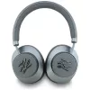 Karl Lagerfeld Grained Initials Bluetooth ANC Over-Ear Ακουστικά Γκρι