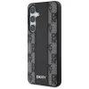 DKNY Leather Checkered Pattern MagSafe Case για Samsung Galaxy S25, Μαύρο