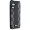DKNY Leather Checkered Pattern MagSafe Case για Samsung Galaxy S25, Μαύρο