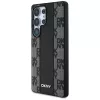 DKNY Δερμάτινη Checkered Pattern MagSafe Θήκη για Samsung Galaxy S25 Ultra Μαύρο