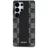 DKNY Δερμάτινη Checkered Pattern MagSafe Θήκη για Samsung Galaxy S25 Ultra Μαύρο