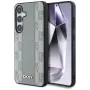DKNY Δερμάτινη Checkered Pattern MagSafe Θήκη για Samsung Galaxy S25 - Taupe