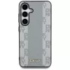 DKNY Δερμάτινη Checkered Pattern MagSafe Θήκη για Samsung Galaxy S25 - Taupe