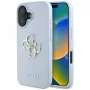 Guess Grained Big 4G Logo Small Classic Logo Θήκη για Apple iPhone 16 - Μπλε