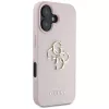 Guess Grained Big 4G Logo Small Classic Logo Θήκη για Apple iPhone 16 - Pink