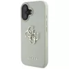 Guess Grained Big 4G Logo Small Classic Θήκη για iPhone 16 - Πράσινο