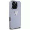 Guess Hot Stamp 4G Pattern Triangle Metal Logo Θήκη για iPhone 16 Pro Max (Μωβ)