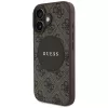 Guess 4G Circle Classic Logo MagSafe Θήκη για iPhone 16, Καφέ