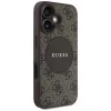 Guess 4G Circle Classic Logo MagSafe Θήκη για iPhone 16, Καφέ