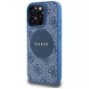 Guess 4G Circle Classic Logo MagSafe Θήκη για iPhone 16 Pro Μπλε