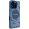 Guess 4G Circle Classic Logo MagSafe Θήκη για iPhone 16 Pro Μπλε