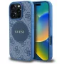 Guess 4G Circle Classic Logo MagSafe Θήκη για iPhone 16 Pro Max, Μπλε