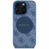 Guess 4G Circle Classic Logo MagSafe Θήκη για iPhone 16 Pro Max, Μπλε