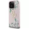 Guess Grained Roses Big 4G Logo Θήκη για iPhone 16 Pro Max - Ροζ