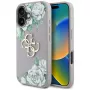 Guess Grained Roses Big 4G Logo Θήκη για Apple iPhone 16 - Μωβ