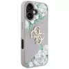 Guess Grained Roses Big 4G Logo Θήκη για Apple iPhone 16 - Μωβ