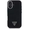 Guess Denim Triangle Logo MagSafe Θήκη για iPhone 16 Μαύρο