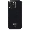 Guess Denim Triangle Logo MagSafe Θήκη για Apple iPhone 16 Pro, Μαύρο