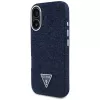 Guess Denim Triangle Logo MagSafe Θήκη για iPhone 16 Μπλε