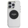 Guess IML Metal Colored Circle Classic Logo MagSafe Θήκη για iPhone 16 Pro (Μαύρο)