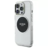 Guess IML Metal Colored Circle Classic Logo MagSafe Θήκη για iPhone 16 Pro Max (Μαύρο)