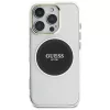 Guess IML Metal Colored Circle Classic Logo MagSafe Θήκη για iPhone 16 Pro Max (Μαύρο)