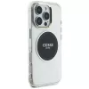 Guess IML Metal Colored Circle Classic Logo MagSafe Θήκη για iPhone 16 Pro Max (Μαύρο)