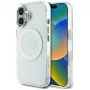 Guess IML Metal Colored Circle Classic Logo MagSafe Θήκη για iPhone 16 (Λευκό)