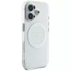 Guess IML Metal Colored Circle Classic Logo MagSafe Θήκη για iPhone 16 (Λευκό)