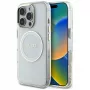 Guess IML Metal Colored Circle Classic Logo MagSafe Θήκη για iPhone 16 Pro Max (Λευκό)