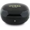Guess Flat Classic Logo Electroplated TWS Ακουστικά με Θήκη φόρτισης (Μαύρο)
