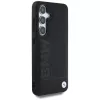 BMW Leder Big Wordmark Θήκη για Samsung Galaxy S25 Μαύρο