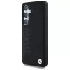 BMW Leather Big Wordmark Θήκη για Samsung Galaxy S25+ Μαύρο