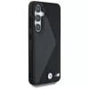 BMW Leather Oversized Stripes MagSafe Θήκη για Samsung Galaxy S25 Μαύρο
