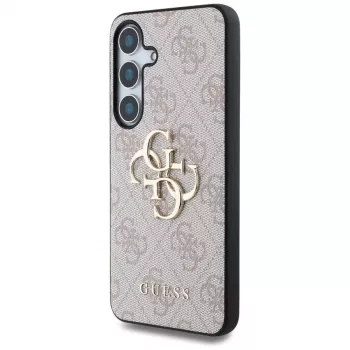 Guess Big 4G Logo Classic Logo Θήκη για Samsung Galaxy S25+ (Ροζ)
