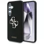 Guess Silicone Big 4G Logo Bottom Script Θήκη για Samsung Galaxy S25, Μαύρο