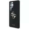 Guess Silicone Big 4G Logo Bottom Script Θήκη για Samsung Galaxy S25 Ultra - Μαύρο