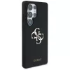Guess Silicone Big 4G Logo Bottom Script Θήκη για Samsung Galaxy S25 Ultra - Μαύρο