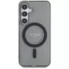 Guess Rhinestones Printed Classic Logo MagSafe Θήκη για Samsung Galaxy S25 (Μαύρο)