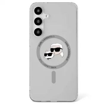 Karl Lagerfeld Button Karl & Choupette Heads Printed Logo MagSafe Case Samsung Galaxy S25 Plus Μαύρο