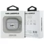Θήκη Karl Lagerfeld Monogram Karl Head για AirPods 4 (Ασημί)