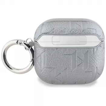 Θήκη Karl Lagerfeld Monogram Karl Head για AirPods 4 (Ασημί)
