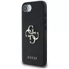 Θήκη Guess Grained Big 4G Logo Small Classic Logo Phone Case για iPhone 16e (Μαύρο)