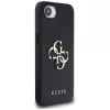 Θήκη Guess Grained Big 4G Logo Small Classic Logo Phone Case για iPhone 16e (Μαύρο)