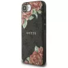 Θήκη Guess 4G Flowers Print MagSafe για iPhone 16e / 17e Μαύρο