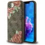 Θήκη Guess 4G Flowers Print MagSafe για iPhone 16e / 17e Καφέ