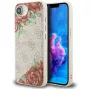 Θήκη Guess 4G Flowers Print MagSafe για iPhone 16e / 17e Ροζ