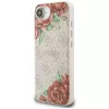 Θήκη Guess 4G Flowers Print MagSafe για iPhone 16e / 17e Ροζ